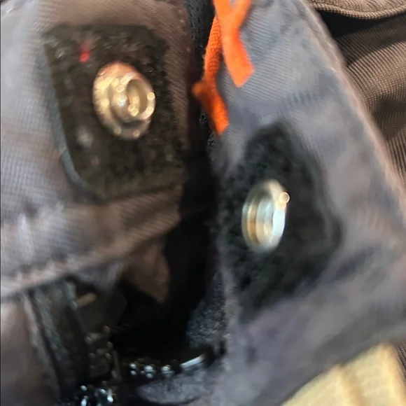 Gap Kids Snow/Ski Pants Boys/Girls Gray/Orange Adjustable Waist Many Pockets 6/7 - Picture 9 of 11